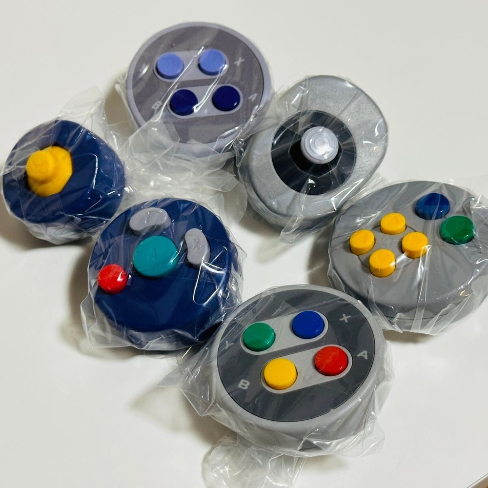 Nintendo Official Controller Button Collection Gacha Vol.2 Keychain Complete Set