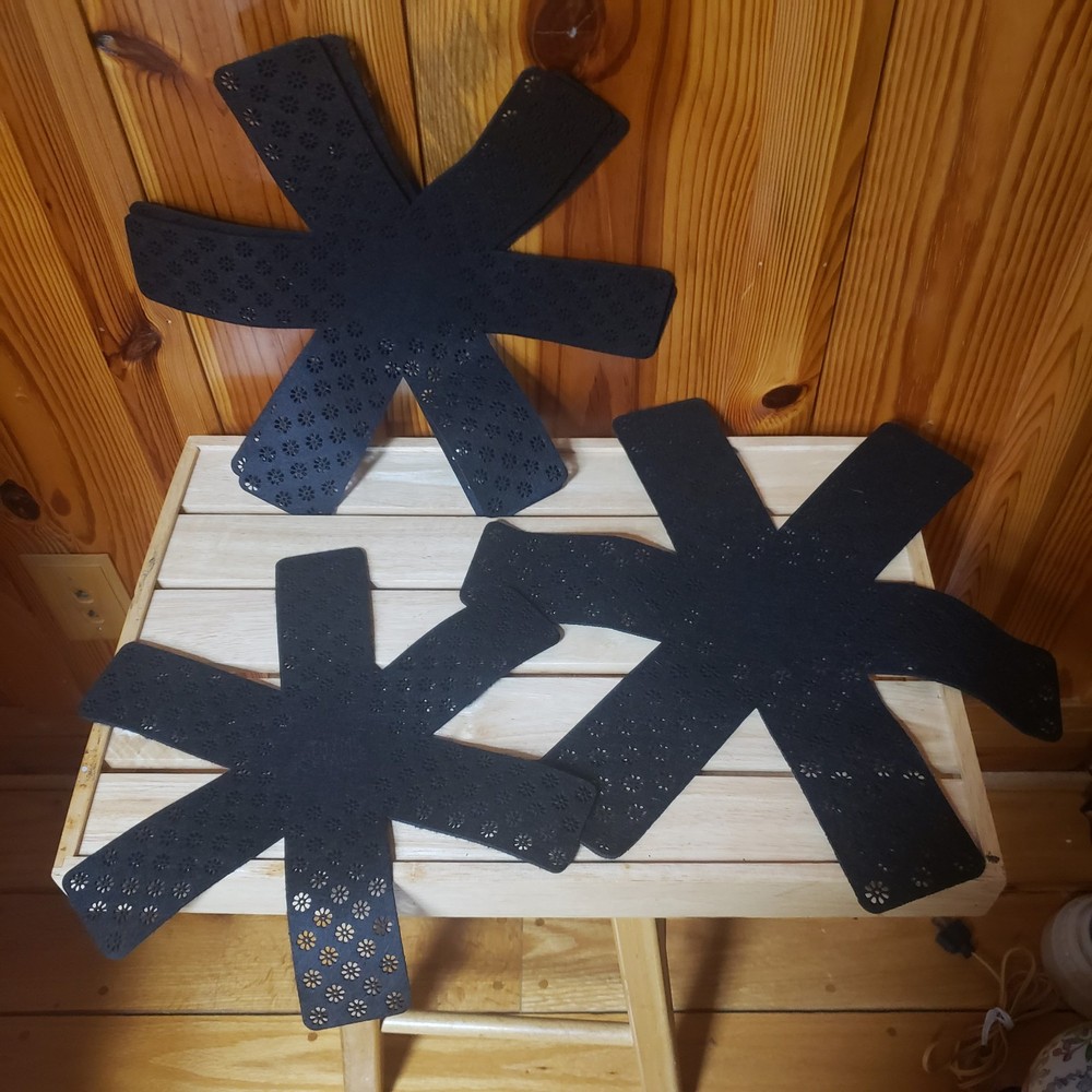 Thyme & Table Felt Pot & Pan Protectors 4 Piece 3 Size Cookware Scratch Prevent