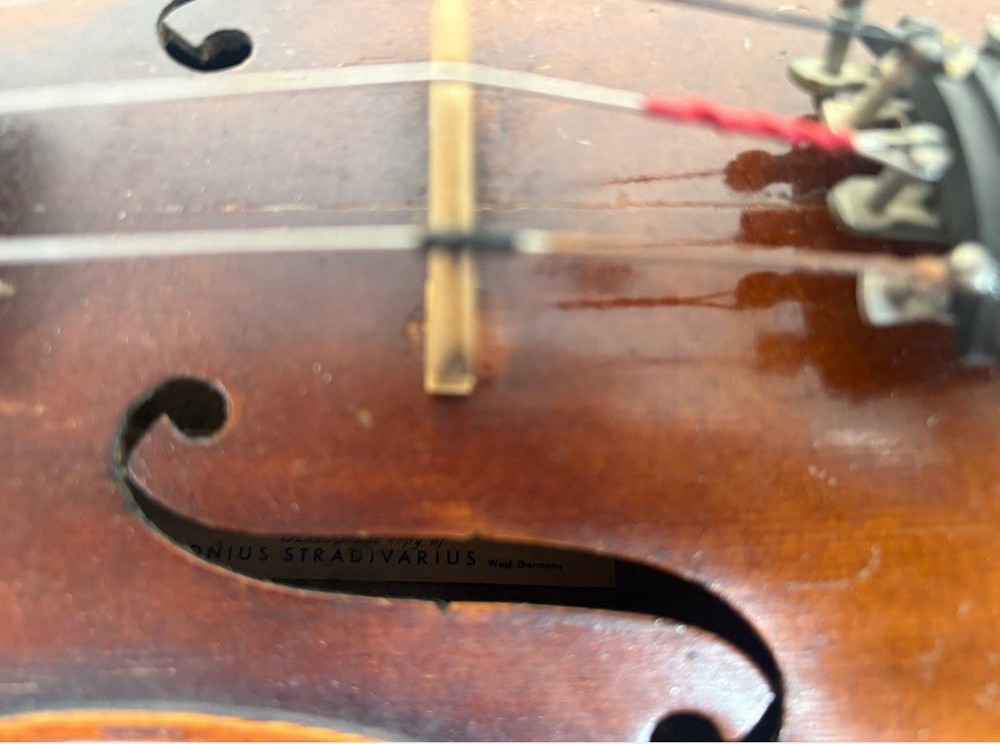 Stradivarius Copy Violin with Vintage Case