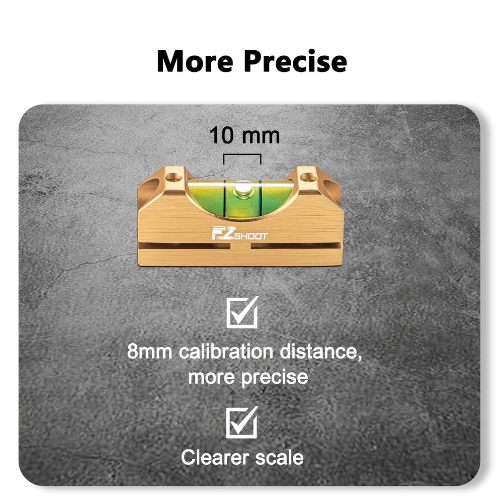 Scope Leveling Kit with High-precision Bubble Leveling System, Magnetic Unive...