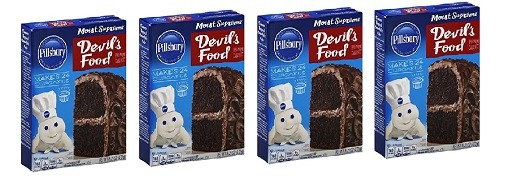 Pillsbury Moist Supreme Devil's Food Cake Mix 4 Pack