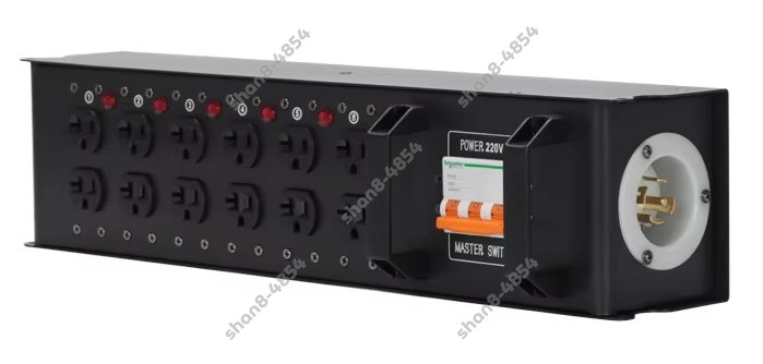 6 Ways US Edison Output L21-30 Input Power Distro Distributor Distribution