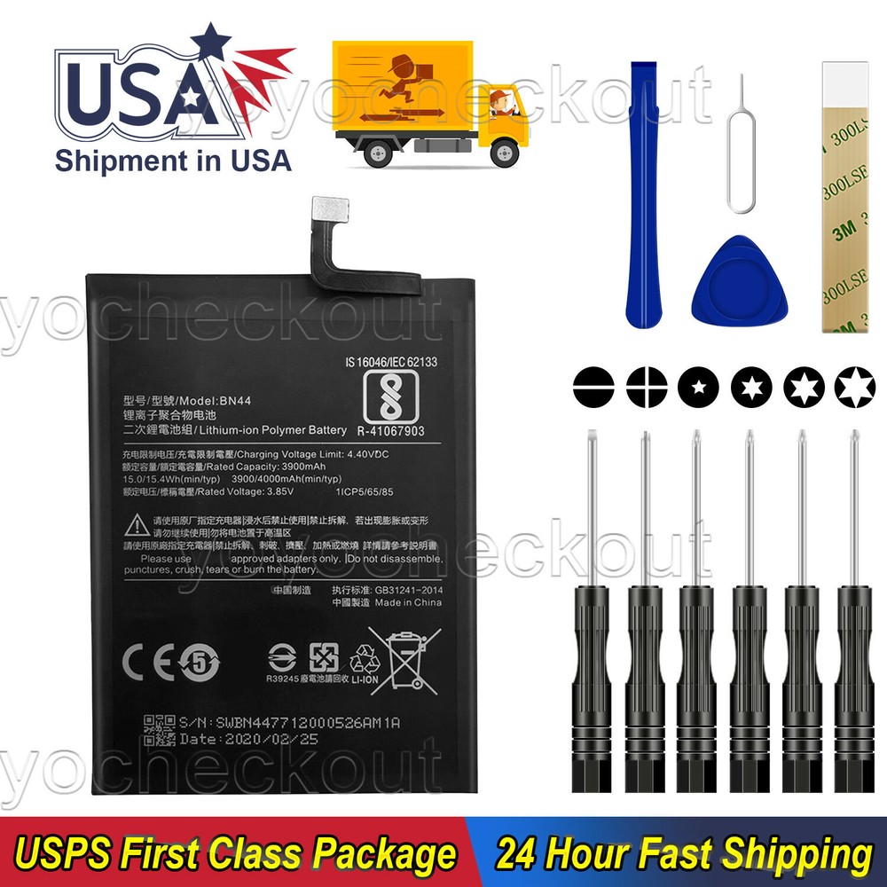 For Xiaomi Redmi 5 Plus Battery BN44 Replacement Tool USA
