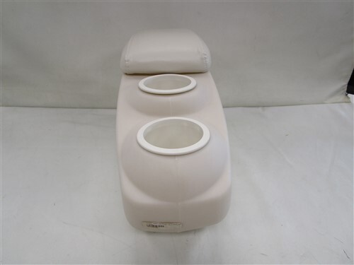 TRACKER DOUBLE CUP HOLDER ARM REST TR149732 WHITE MARINE BOAT