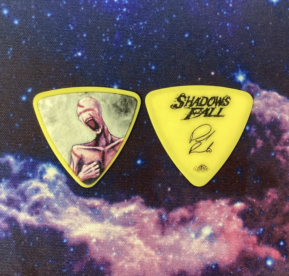 Shadows Fall Guitar Pick Tortex Bass Paul Romanko Sig Model 2007 Threads Tour