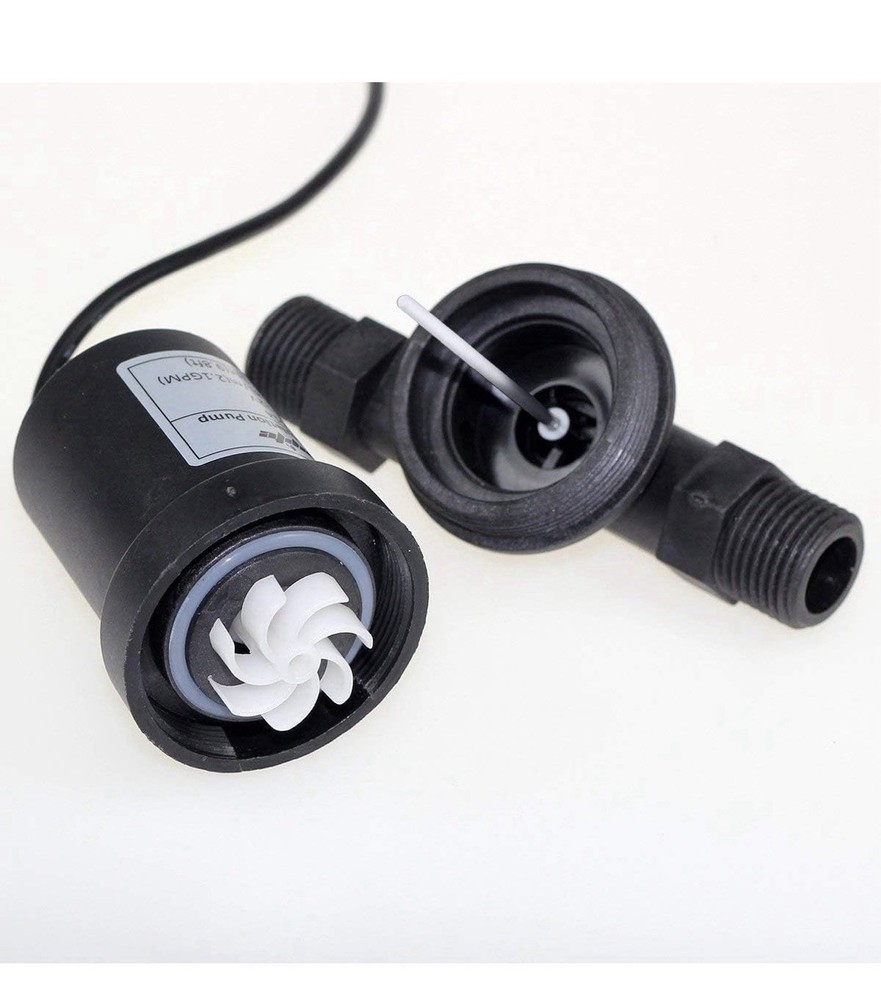 Hot Water Heater Circulation Pump with DC Power Supply Adapter Low Noise 3M Head