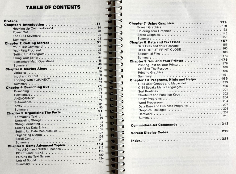 The Elementary Commodore 64 by W.G. Sanders-Commodore Computer OS- DATAMOST 1983