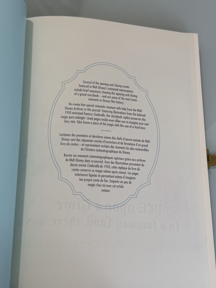 Disney Cinderella Notebook Journal New