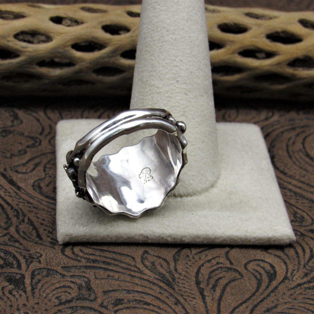 Sterling Silver Horse Ring Size 12+