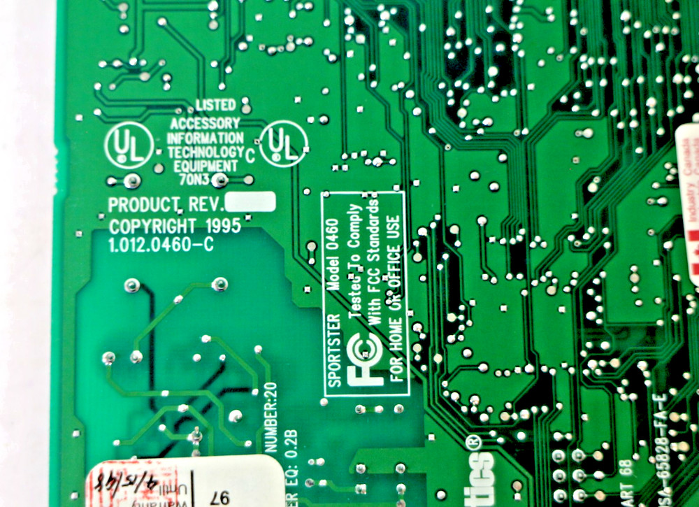 US Robotics Sportster Model 0460 Modem