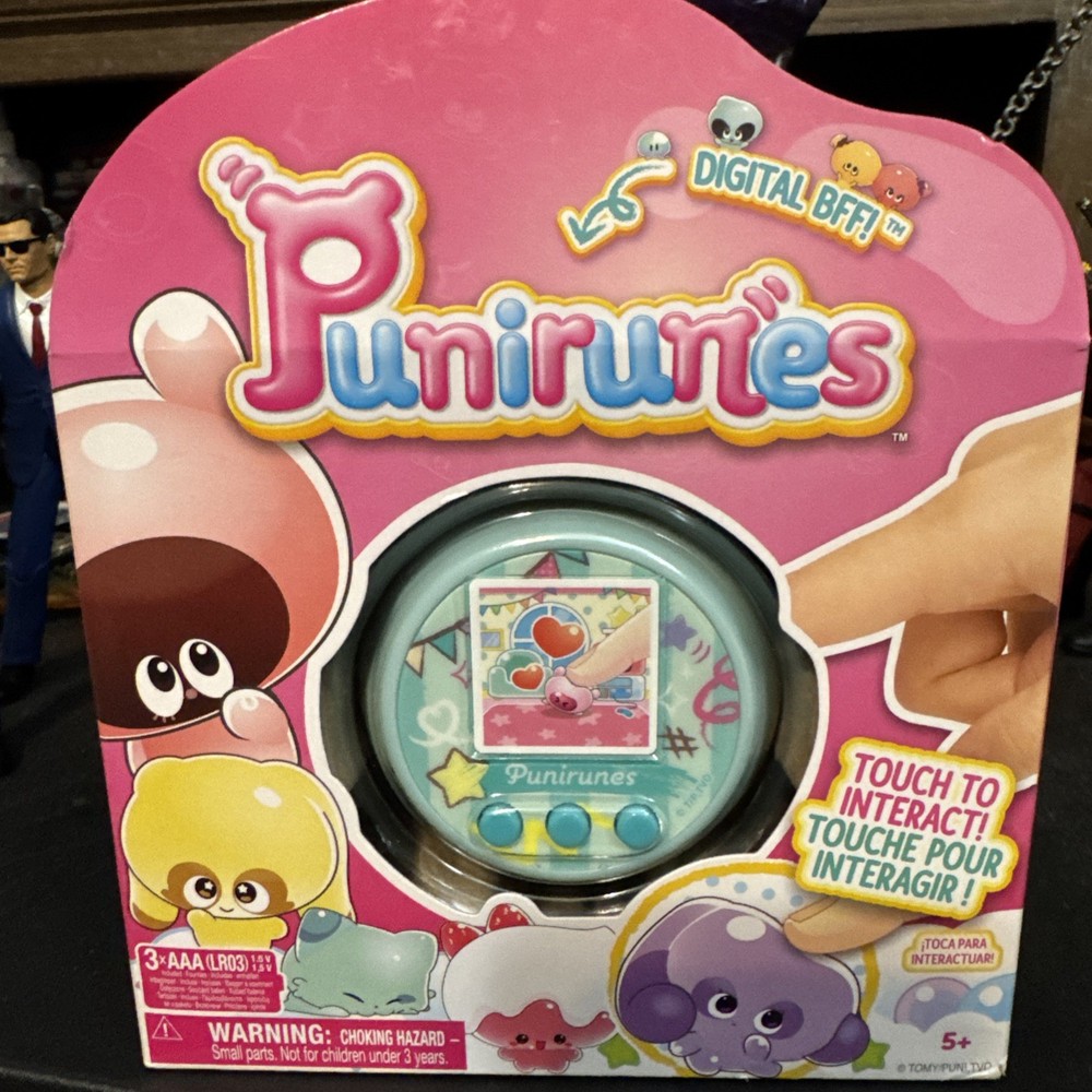 Punirunes Interactive Digital Toy - 55 Squishy Characters, Touch Screen, NIH