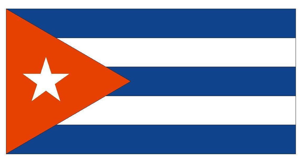 Cuba International Flag Sticker Decal