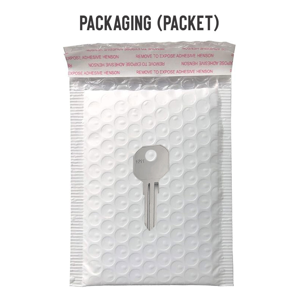 1611 Key Blank – Nickel