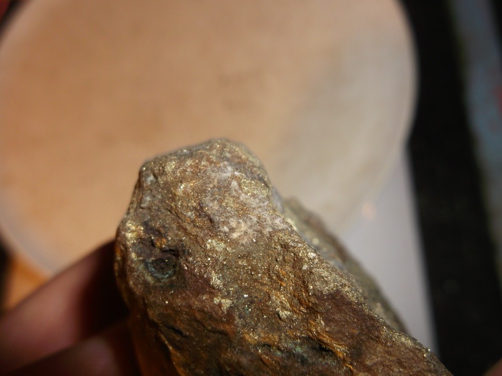 gold silver copper ore, 128 grams samples ,ore high grade .