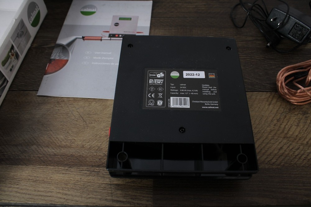 Calmat Electronic Anti Scale Water Treatment System Open Box Tested Working