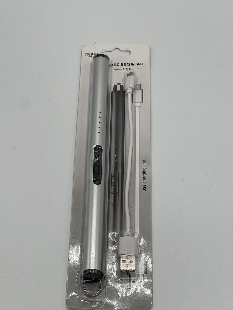 Matte SilverUSB Charging Arc Lighter Plasma Lighters For Collection Long Lasting