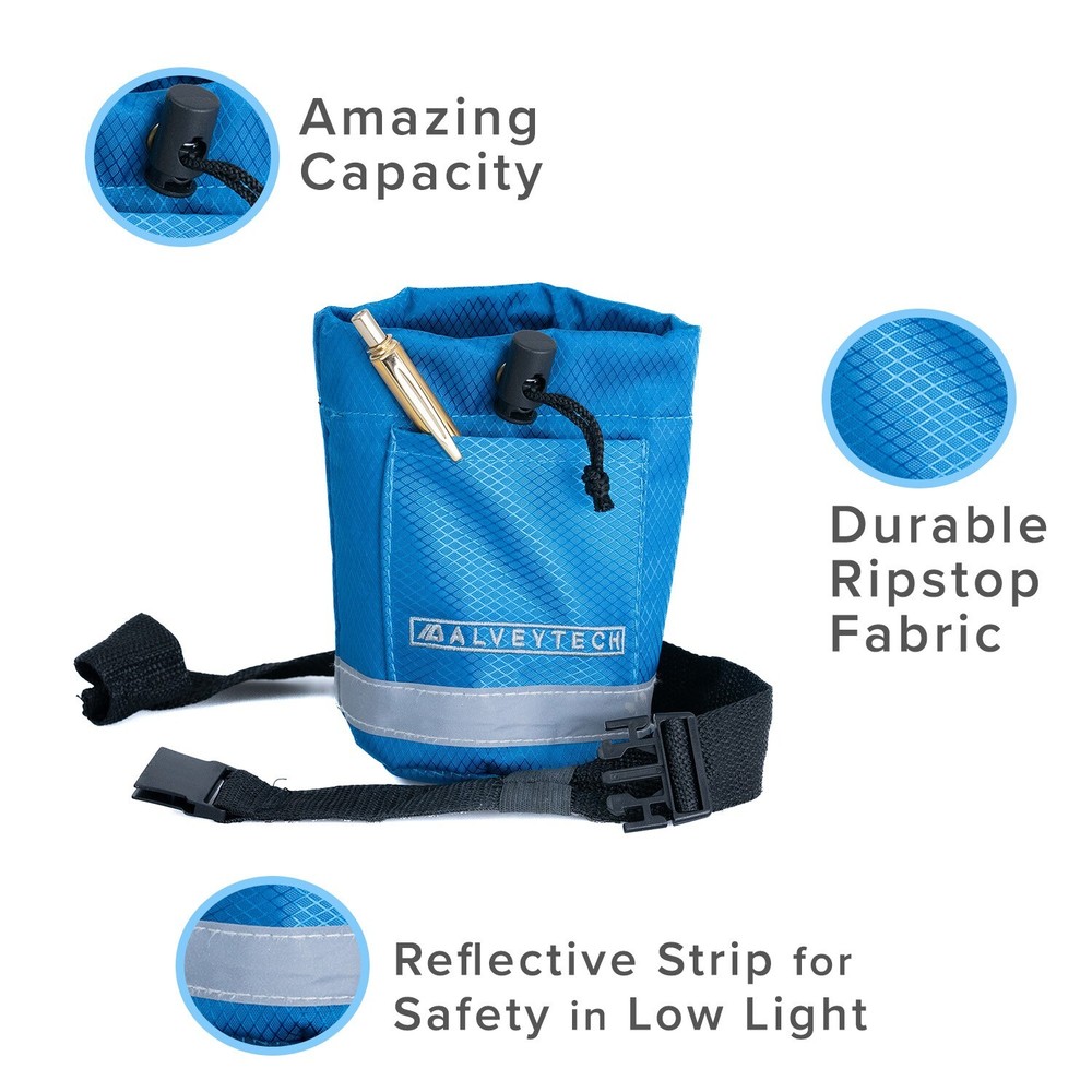 Blue Unbreakable Universal Cup Holder for Mobility E-Bikes/Walker/Stroller
