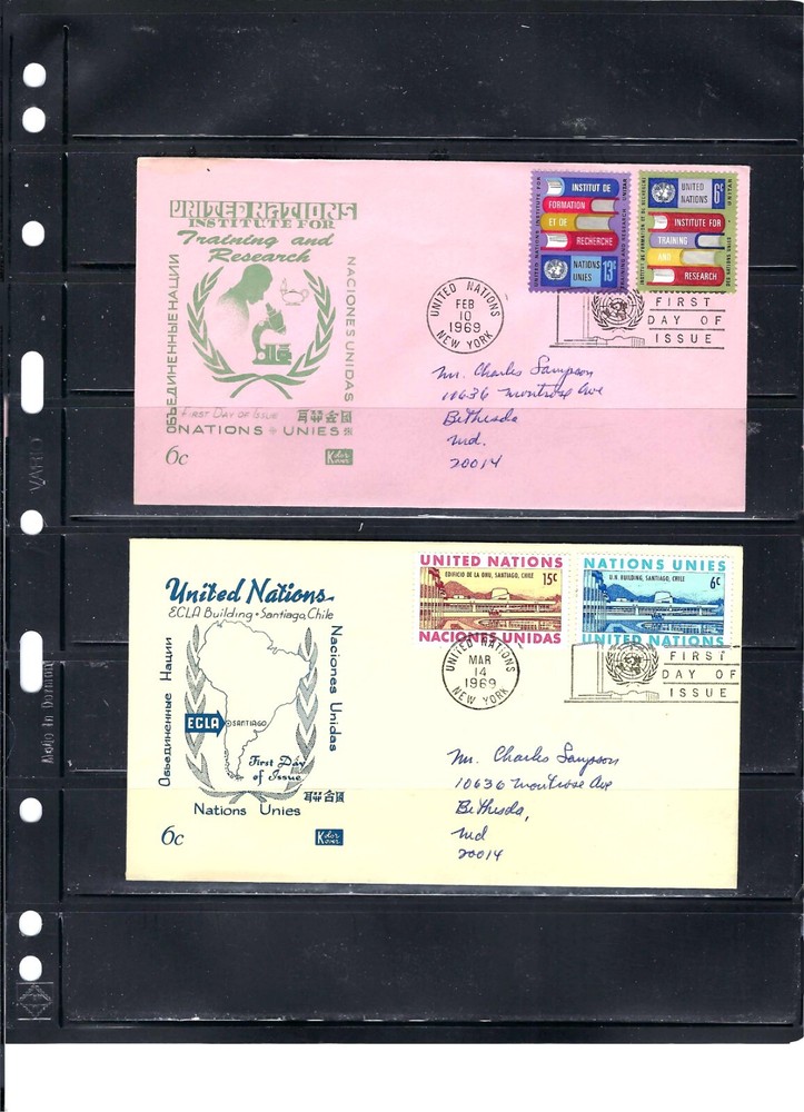 1969 COMBO FDC's (Scott# 192-195) - KOLOR KOVER CACHET (75)