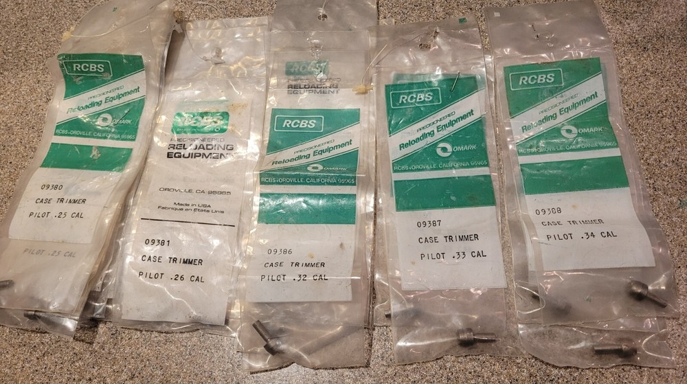 RCBS Case Trimmer Pilot Multiple Sizes *YOU PICK*