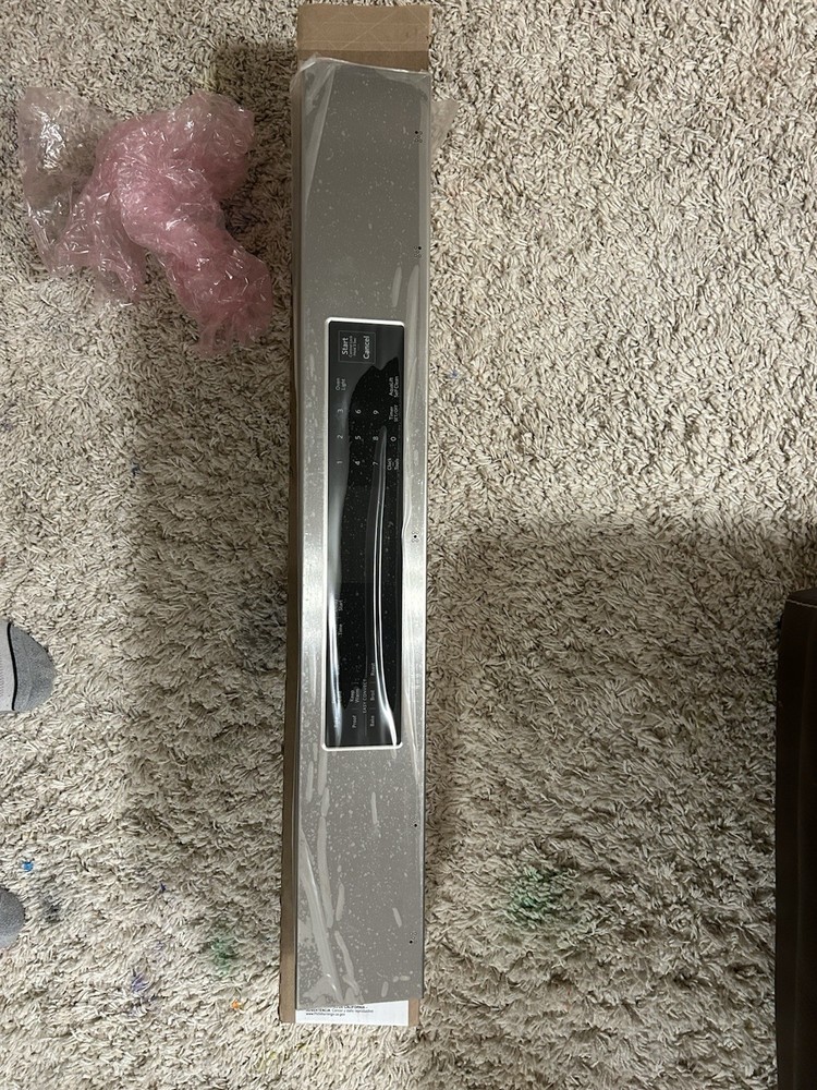 Whirlpool Range Control Panel Assembly W11029431 Stainless Steel