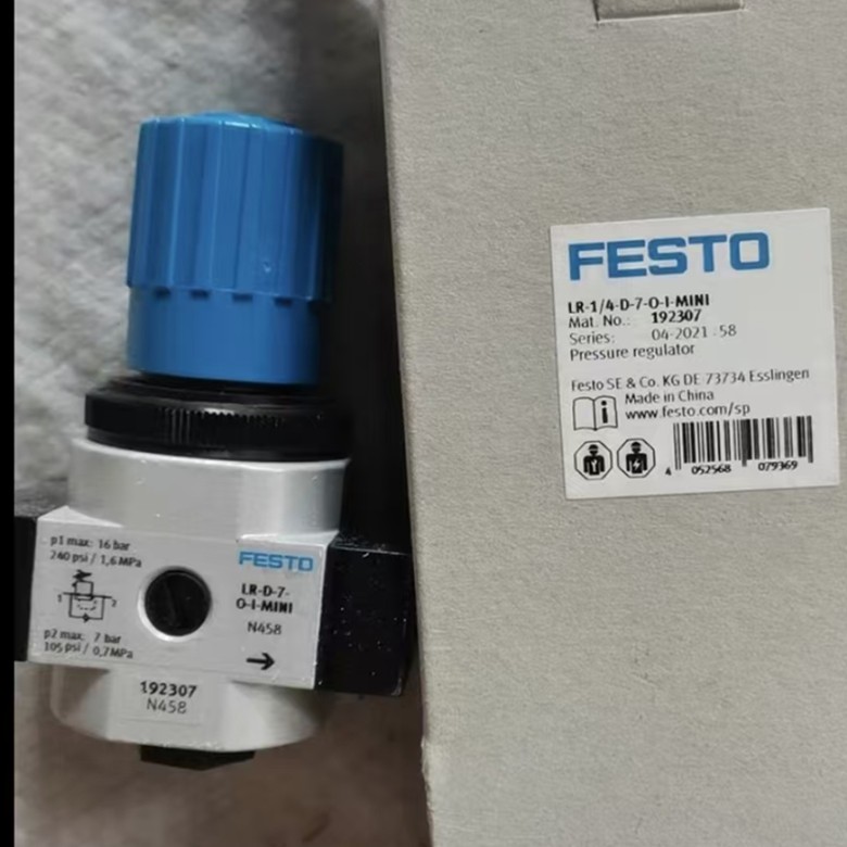 1PC FESTO 192307 LR-1/4-D-7-O-I-MINI pressure reducing valve