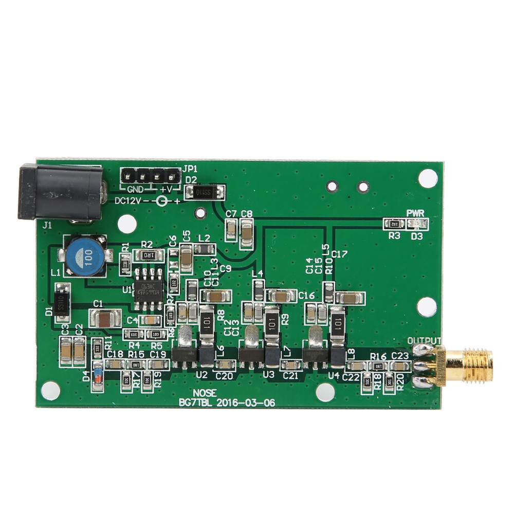 DC12V Noise   Generator Spectrum Tracking Source Output Connector SMA