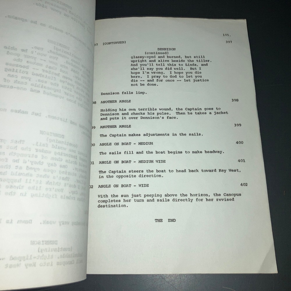 ESCAPE FROM HELL ISLAND (1963) Cinematographer-signed Early Title Script + COA!