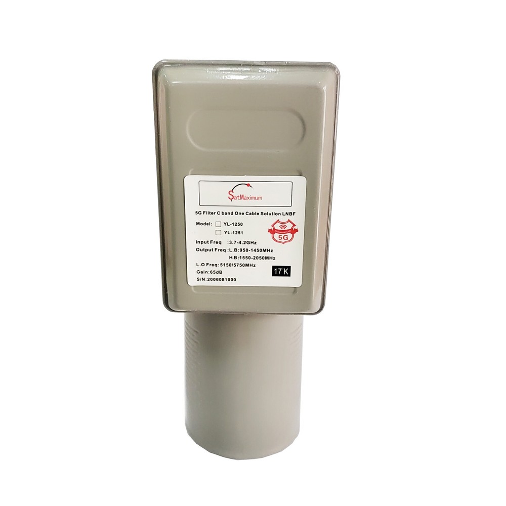 C Band Quad Output Inside 5G Filter One Cable Solution LNB(Without Scalar Ring)