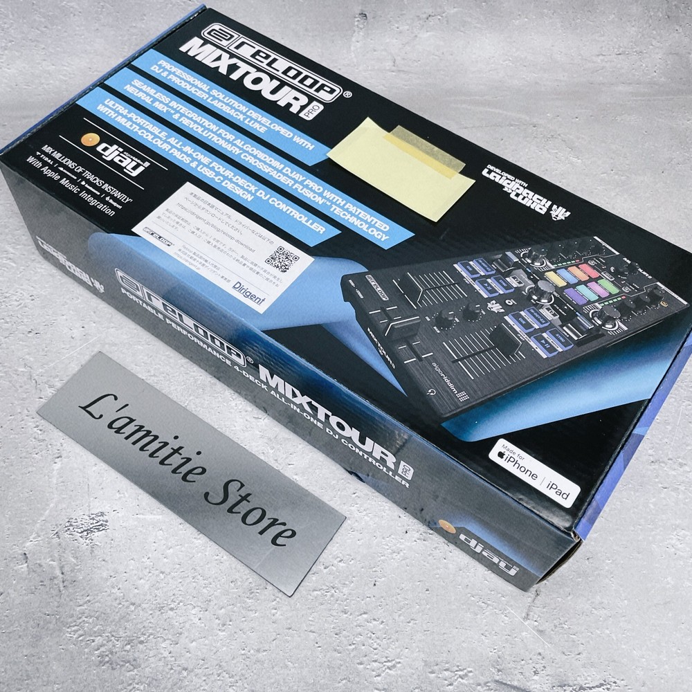 RELOOP MixTour Pro Algoriddim B STOCK DJ Controller Audio Interfaces Japan New