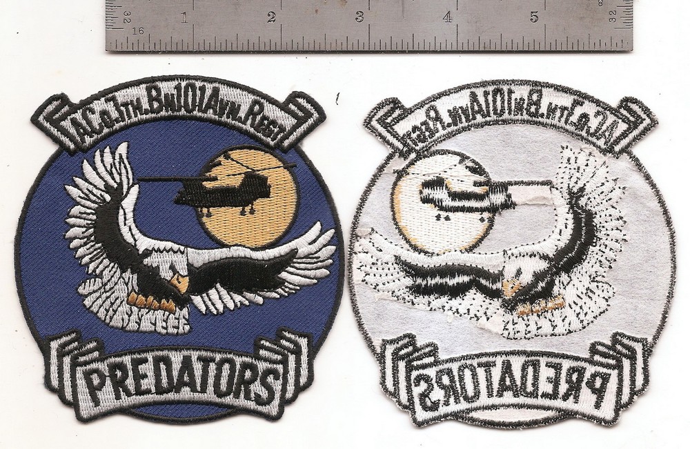 #256 US ARMY A/7 AVIATION REGT PATCH "PREDATORS"