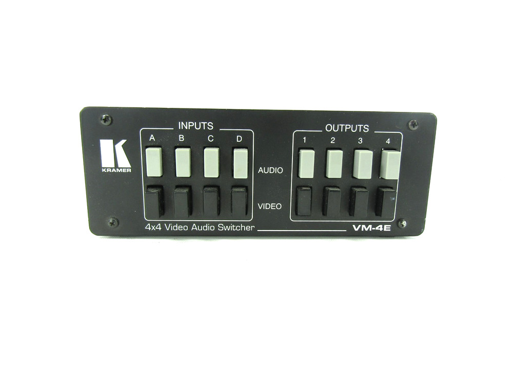 Kramer VM-4E 4x4 Video Audio Switcher