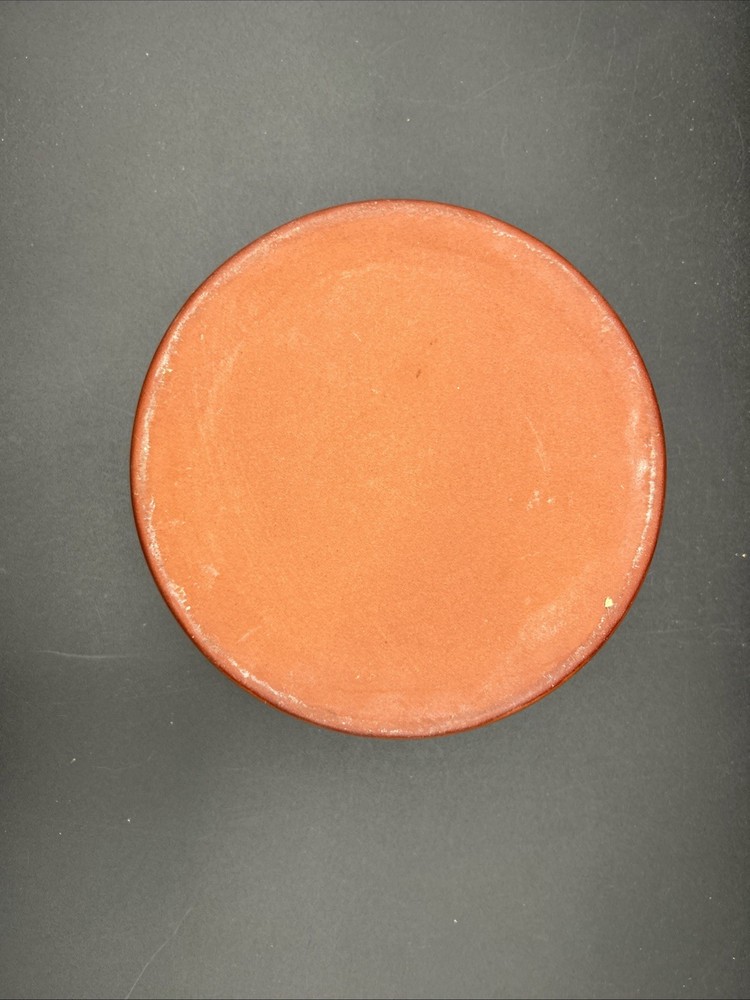 Ceramic Covered Baking Dish, Red/Brown Glaze, White Inside & Accent