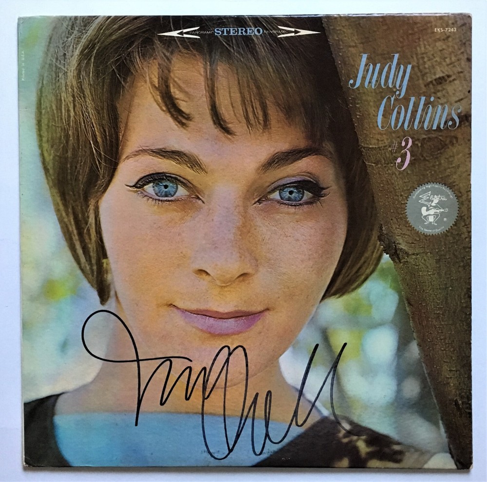 JUDY COLLINS  signed autograph LP COA