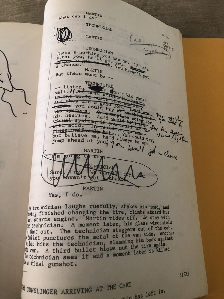 WESTWORLD VINTAGE SCRIPT by Michael Crichton