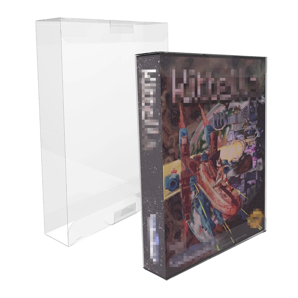 10x SEGA MASTER SYSTEM CIB GAME - CLEAR PROTECTIVE BOX PROTECTOR SLEEVE CASE