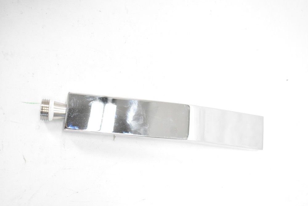 G-Promise Rectangular Shower Head Nipple Polished Chrome 1.8GPM Stainless