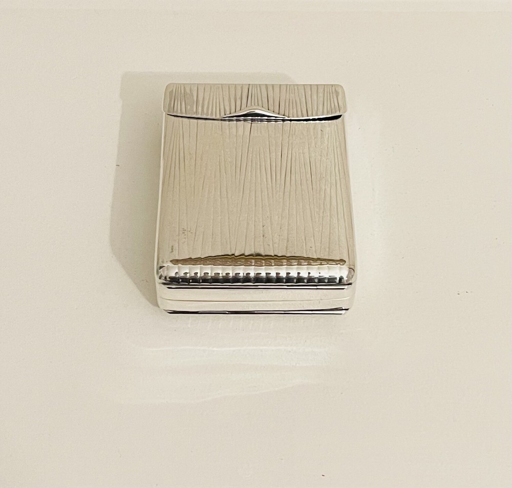 Antique Very Unusual German 935 Silver Four-Fold Cigarette Case