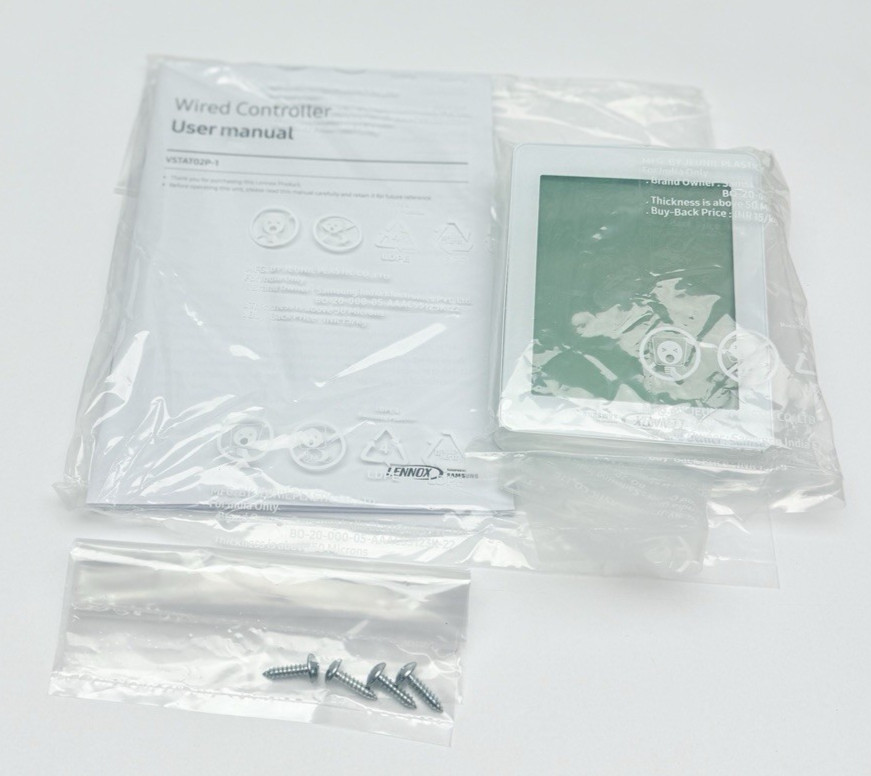 VSTAT02P-1 LENNOX TOUCH SCREEN WIRED CONTROLLER, 37P79