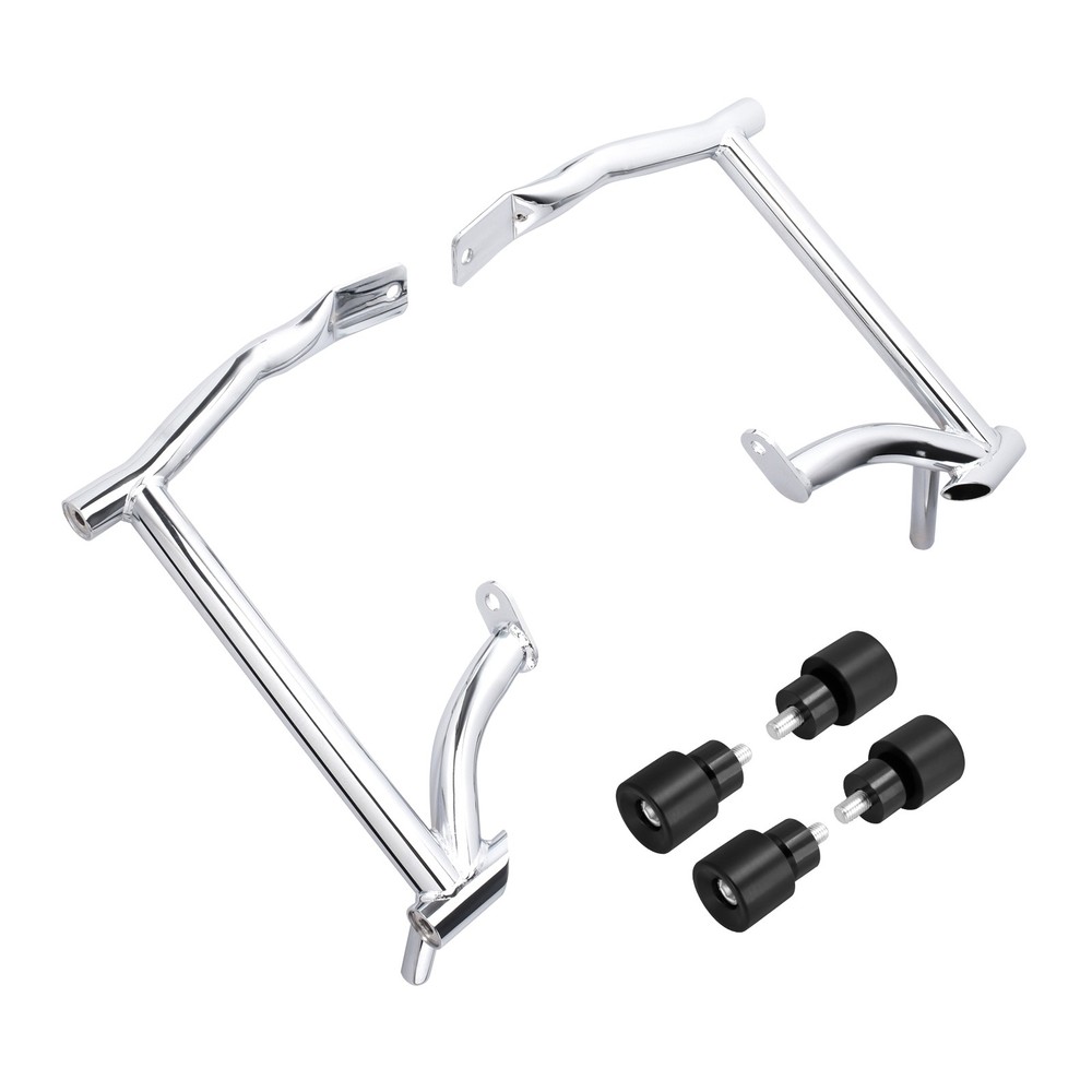 SaddleBeg Bracket Guards Chrome Crash Bar For Harley Touring Models 2009-2025