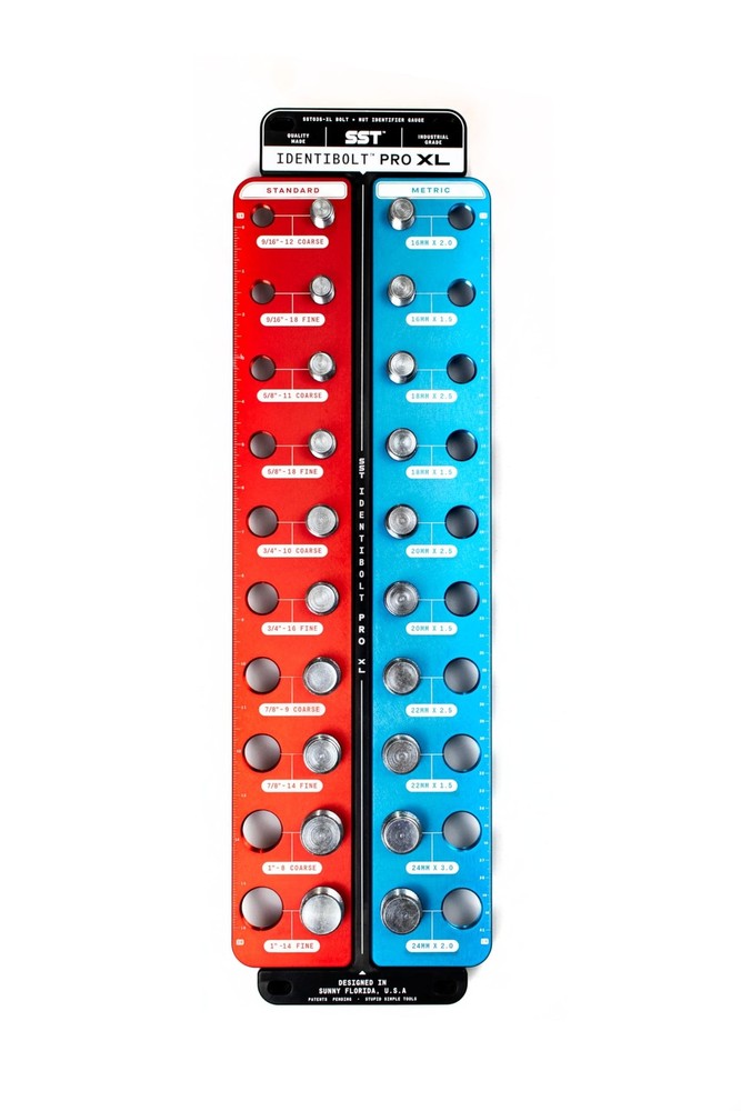 SST - Identibolt Pro XL - Precise Threadchecker and Wall Mount - Large Sized ...