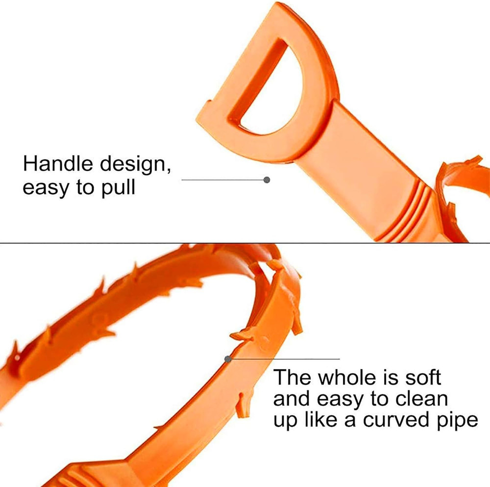 Drain Clog Remover Tool for Showers, Sinks & Baths by Drain Hari