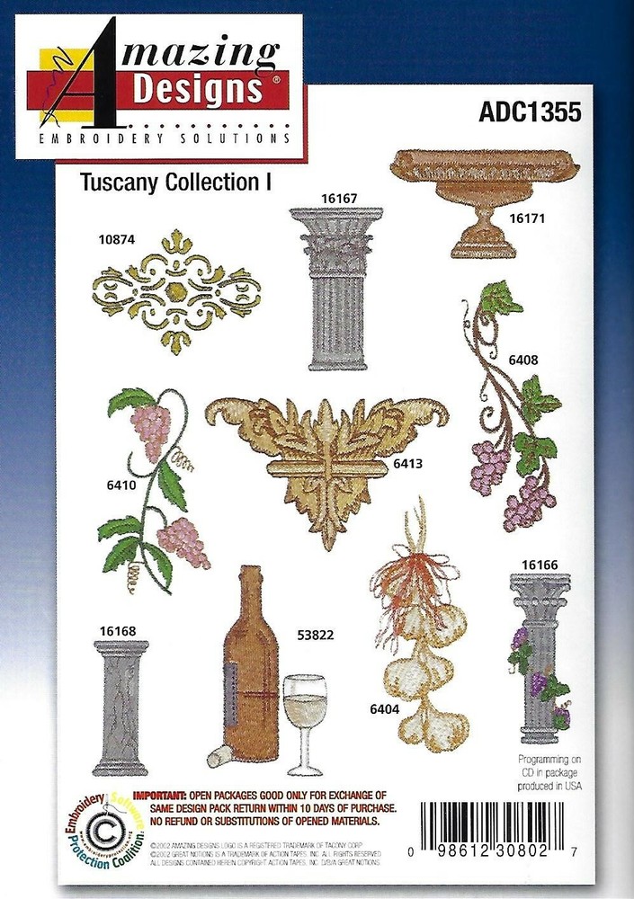 Amazing Designs - Tuscany Collection I (CD-ROM)