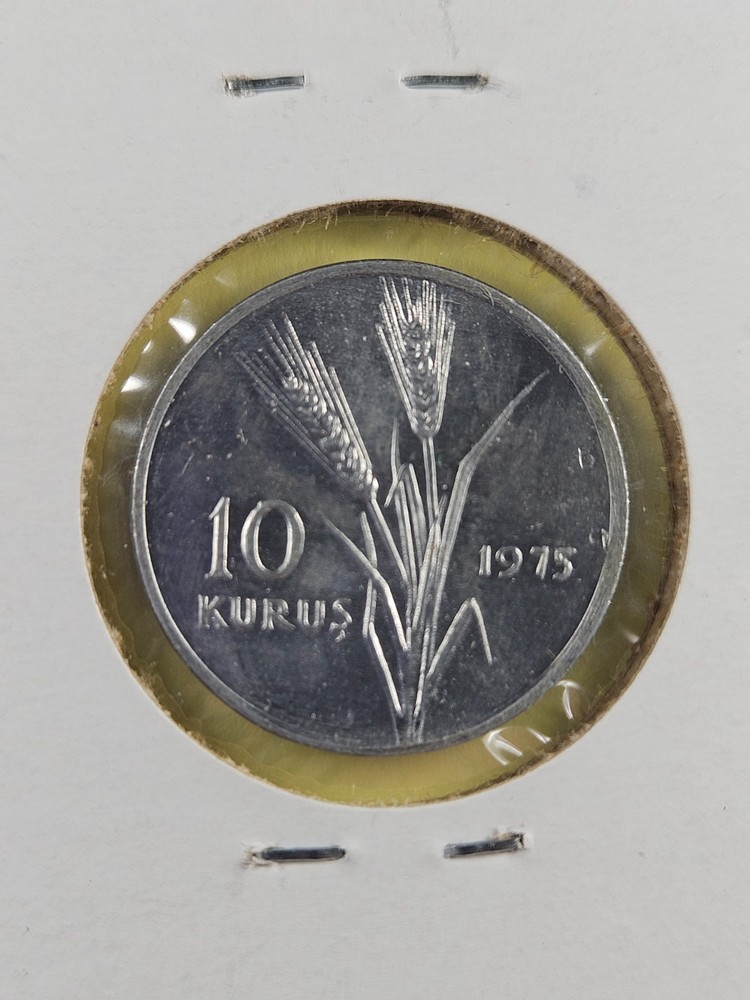 COINS - TURKEY - 10 KURUS 1975
