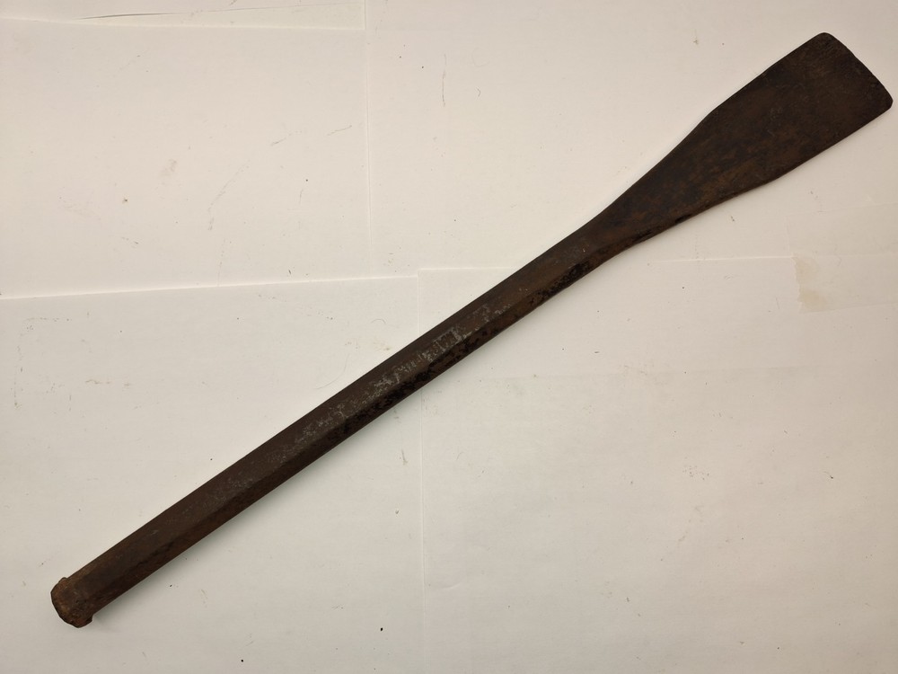 Antique Stanley Atha Timber Framing Chisel 17.5x2 Inch Woodworking Tool