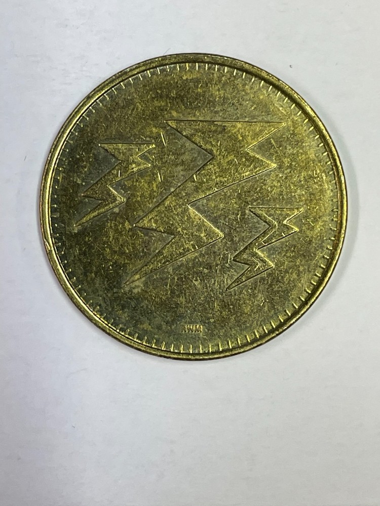 Sun Face Crescent Moon Celestial Souvenir Coin Token