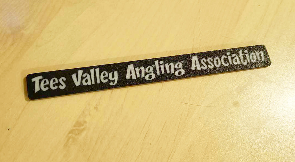 Custom Name Plate for Fishing Box Multi Colour