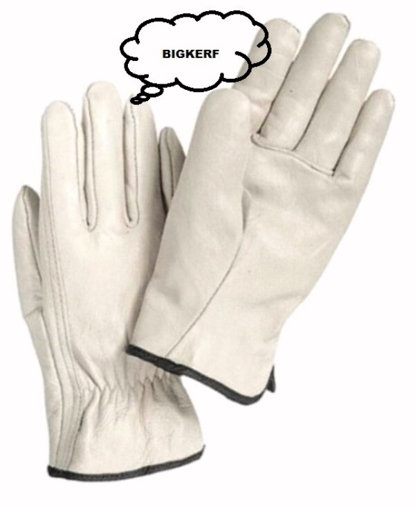 PREMIUM GRAIN COWHIDE LEATHER GLOVES - HUNTING - DRIVING - WORK - SIZE {MEDIUM}