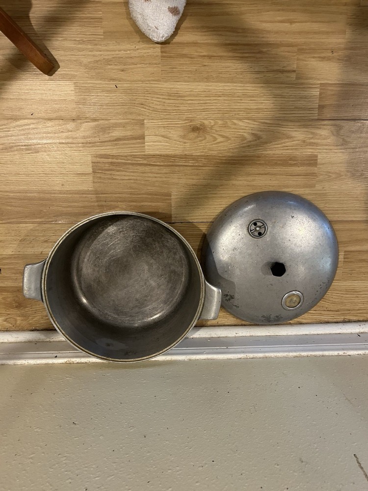 Vintage Cast Iron Pressure Cooker