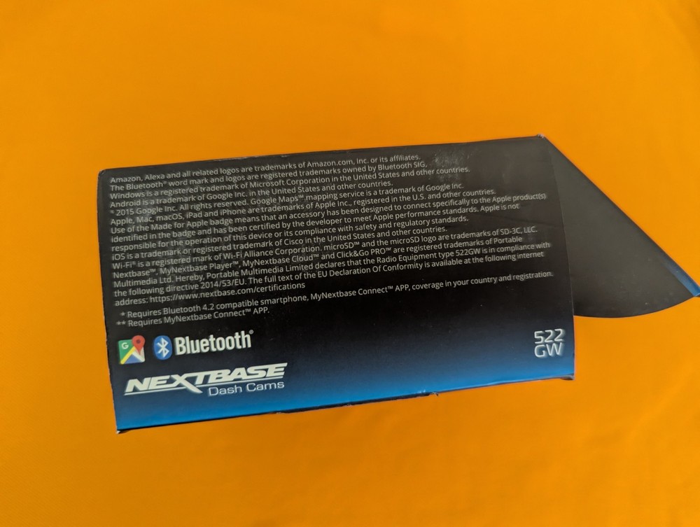 Nextbase 522GW Front Dash Cam