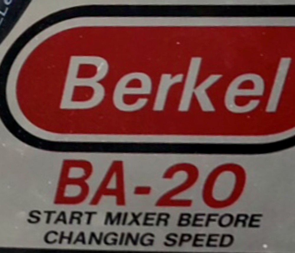 Berkel BA20 J Dough Hook 20 qt.